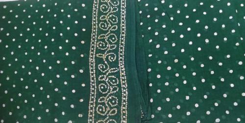 PL COTTON SAREES WITH WAX DOT PRINT DESIGNS